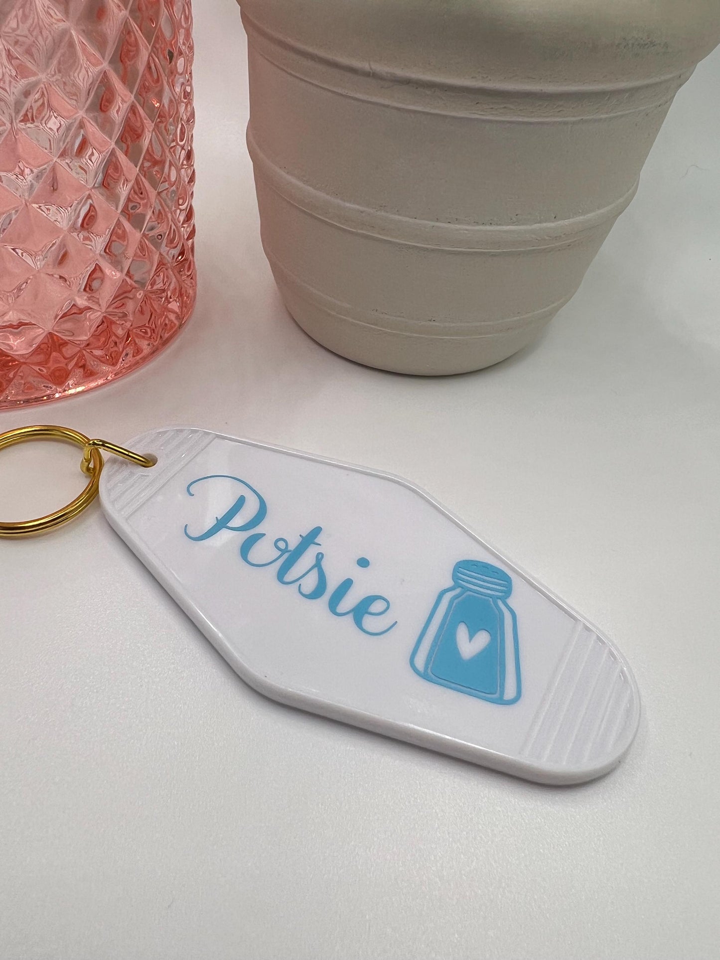 Potsie Motel Keychain: Chronic Illness Awareness Gift