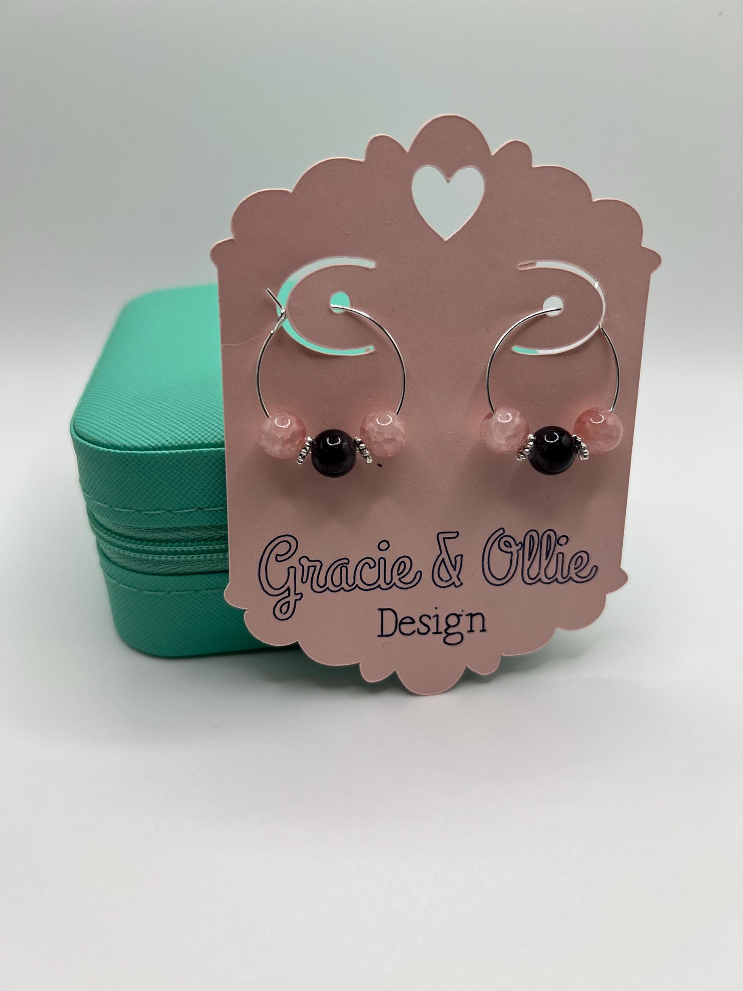 Self-Care Gift Box for Her: Handmade Earrings, Trinket Tray & Fuzzy Socks