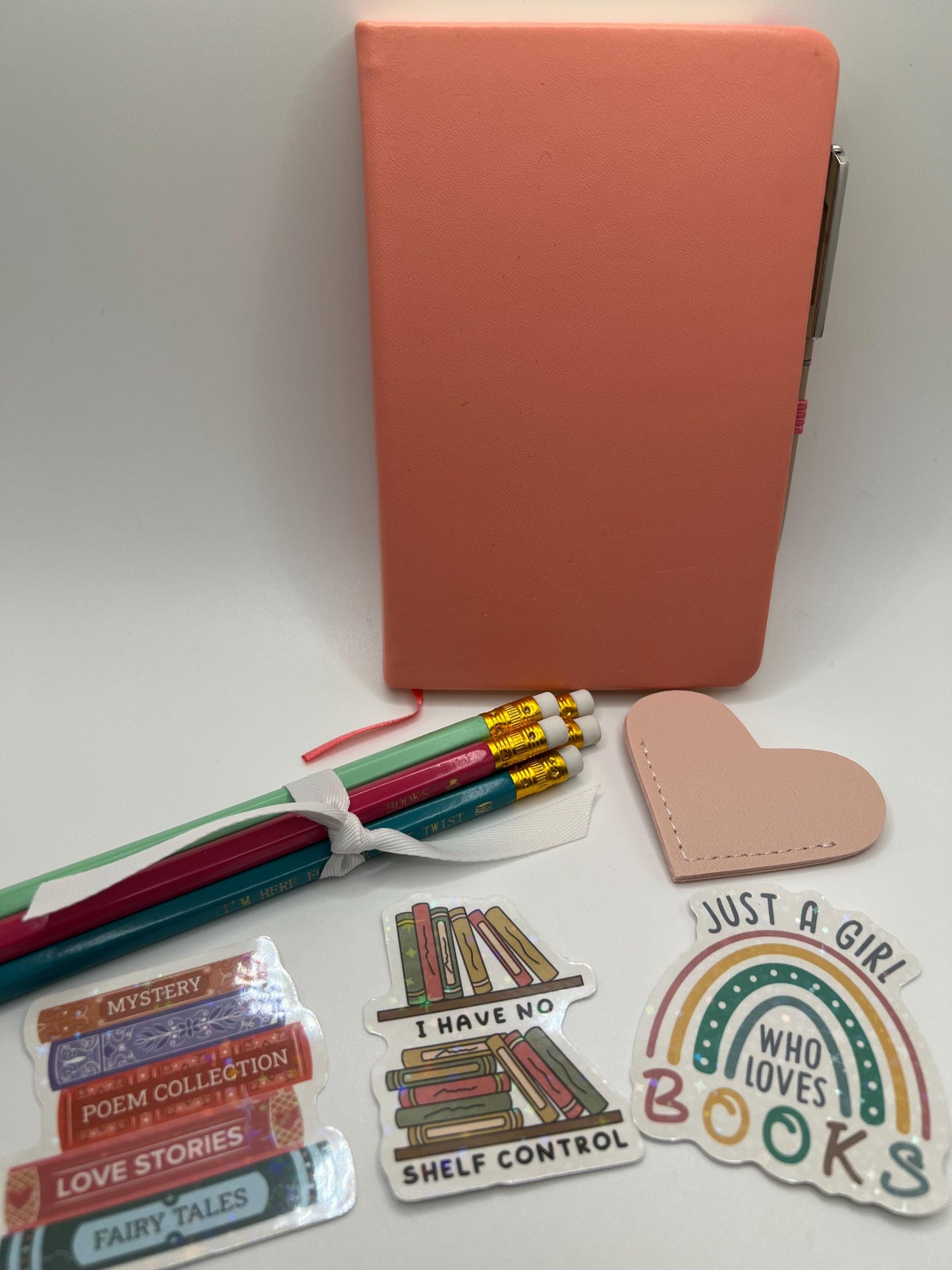 Book Lover Gift Box: Vanilla Candle, Tea, Notebook & More