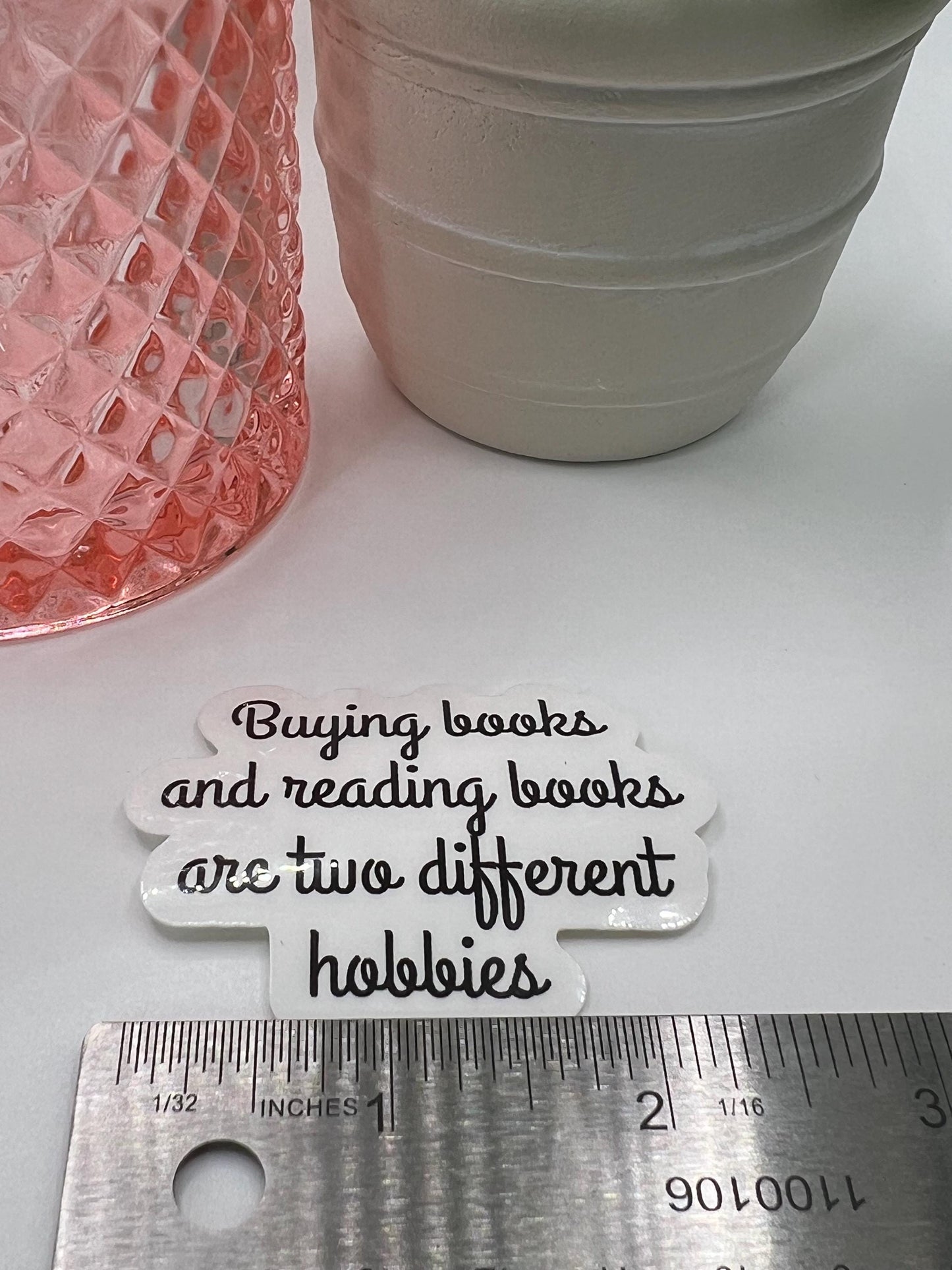 Book Lover Sticker: Waterproof Laptop Decal