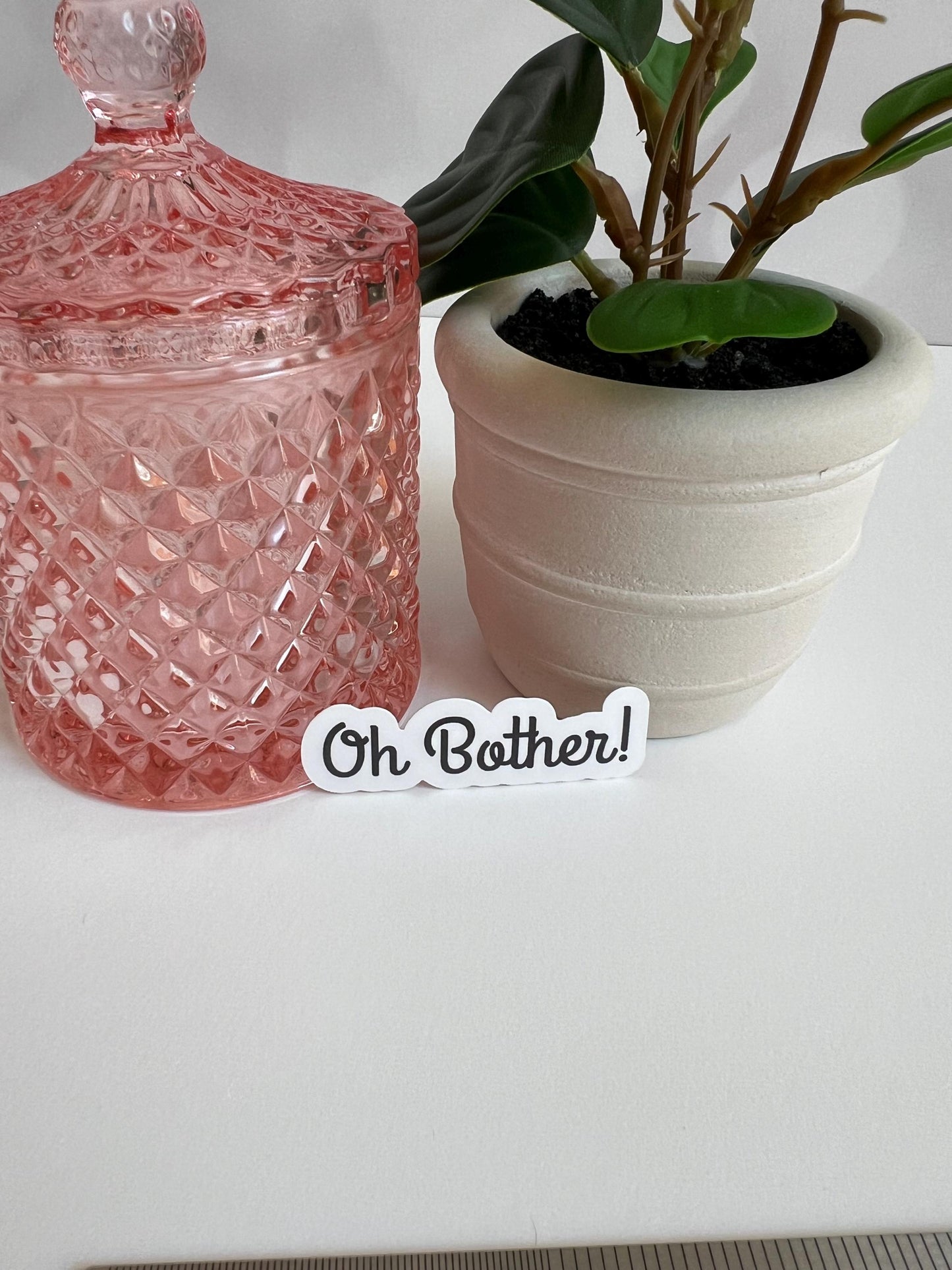 Oh Bother! sticker -water-resistant, water bottles, laptop, kindle, mug
