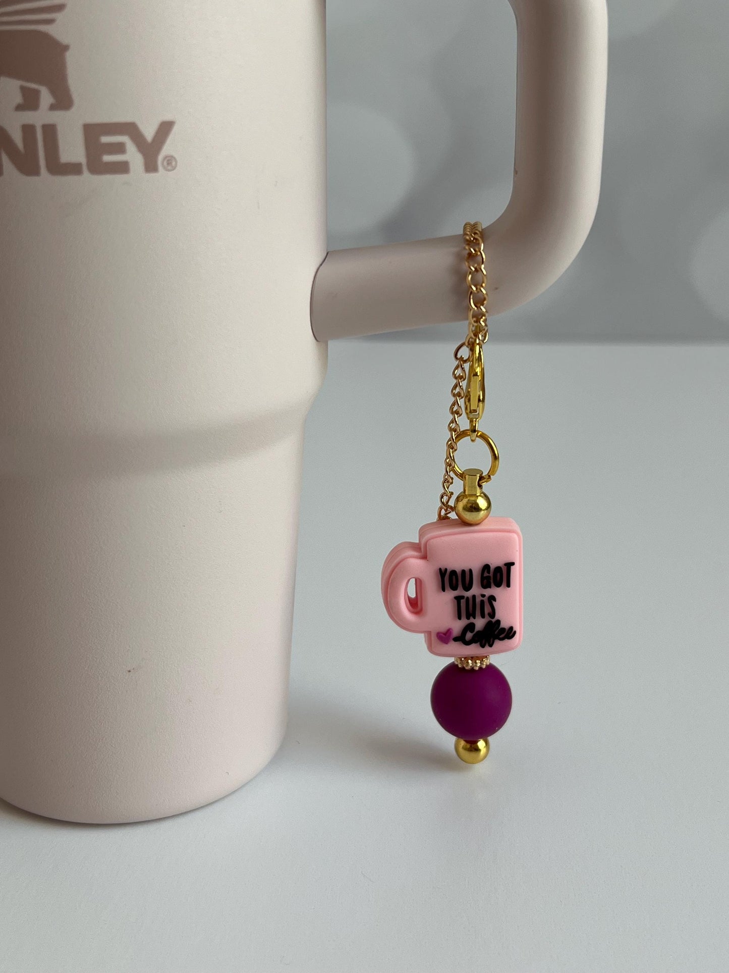 Stanley Tumbler Charm: Coffee Cup Accessory