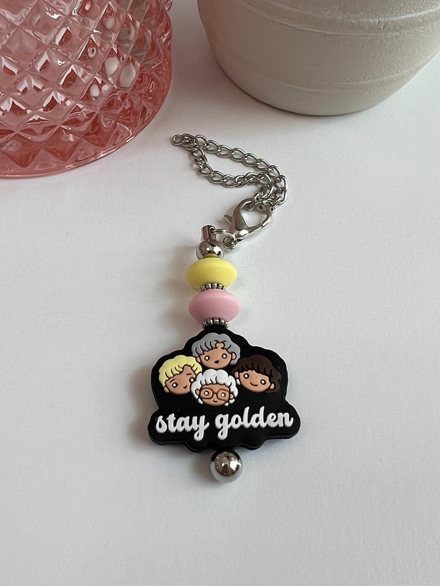 Golden Girls Stanley/Bogg Bag Charm: "Picture It, Stay Golden"