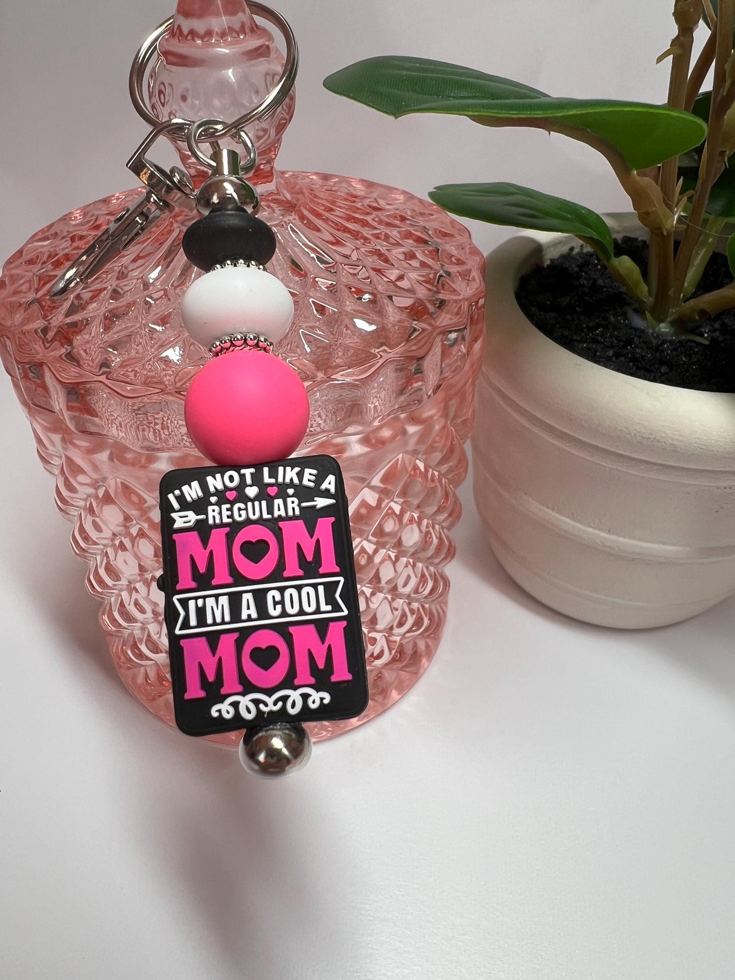 I'm Not Like a Regular Mom... Silicone Bead Keychain | Bag Charm | Gift for Her | Small Gift | Stocking Stuffer