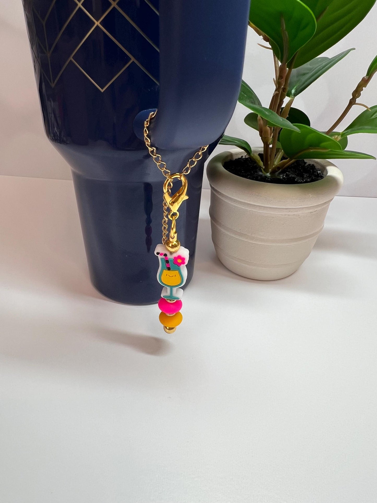 Cup Tumbler Charm: Stanley/Bogg Bag Accessory, Cocktail Decoration