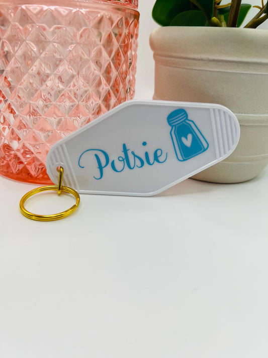 Potsie Motel Keychain: Chronic Illness Awareness Gift