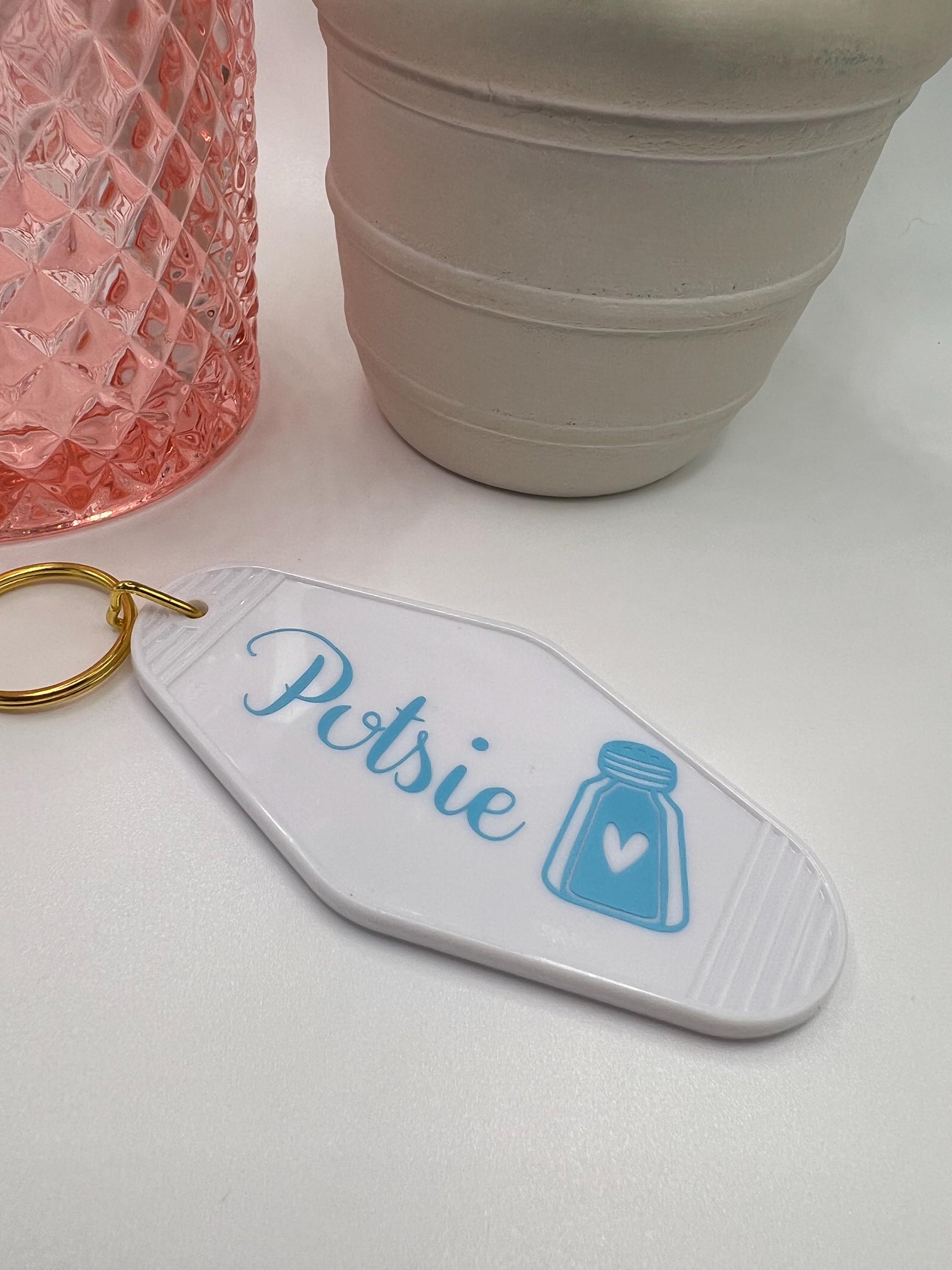 Potsie Motel Keychain: Chronic Illness Awareness Gift