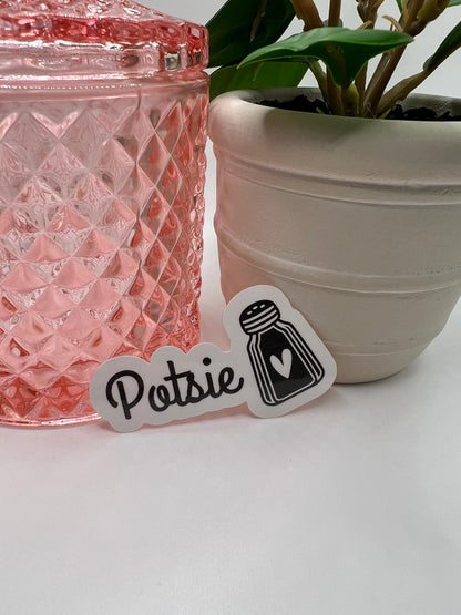 Potsie Sticker - water-resistant, water bottles, laptop, kindle, mug, POTS, dysautonomia, chronic illness