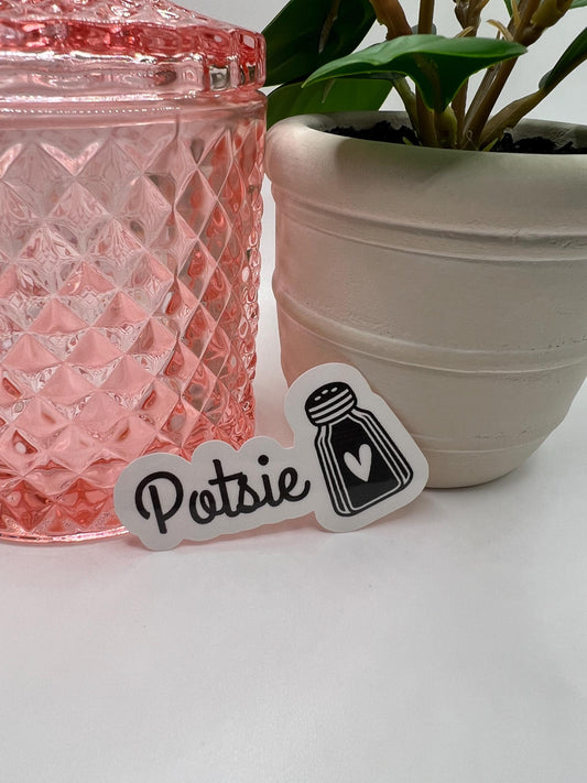 Potsie Sticker - water-resistant, water bottles, laptop, kindle, mug, POTS, dysautonomia, chronic illness