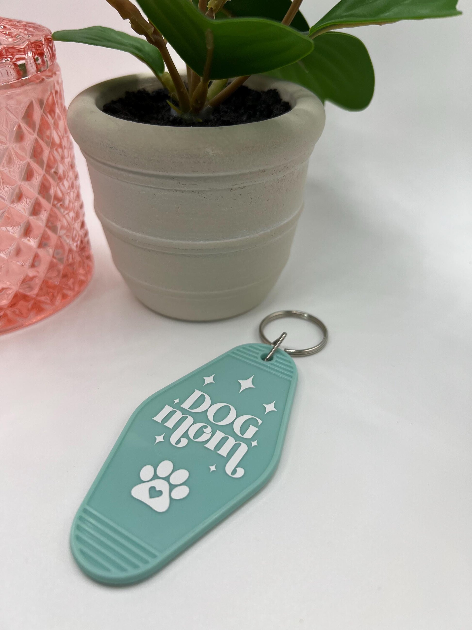 Dog Mom Motel Keychain: Fur Mama Gift