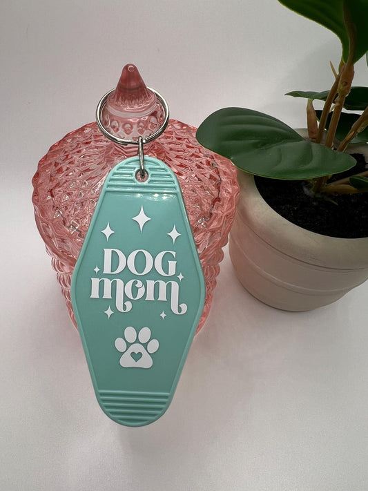 Dog Mom Motel Keychain: Fur Mama Gift