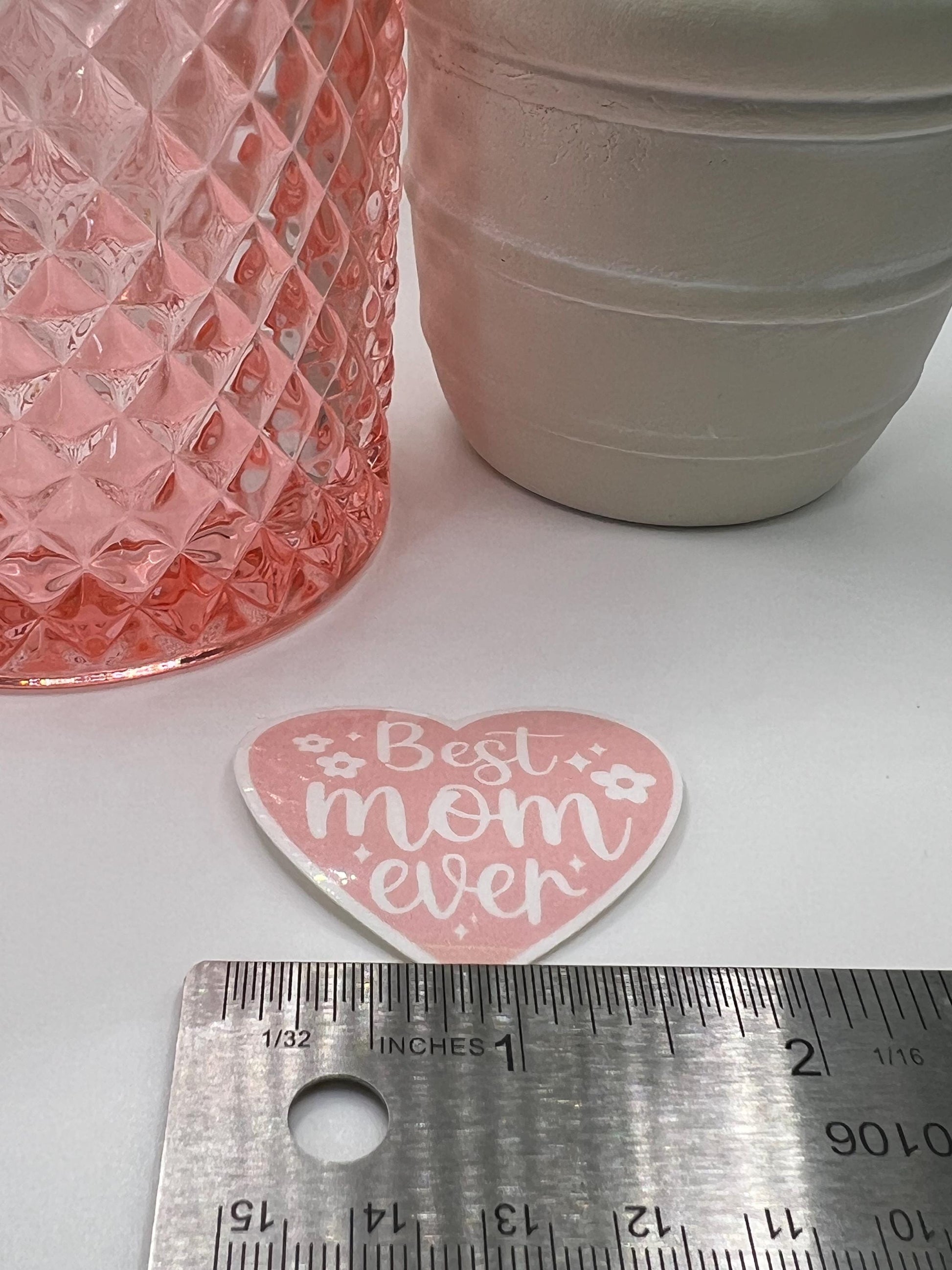 Best Mom Ever sticker - water-resistant, water bottles, laptop, kindle, mug