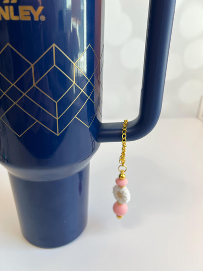 Stanley Tumbler Charm: Daisy Beaded Cup Accessory