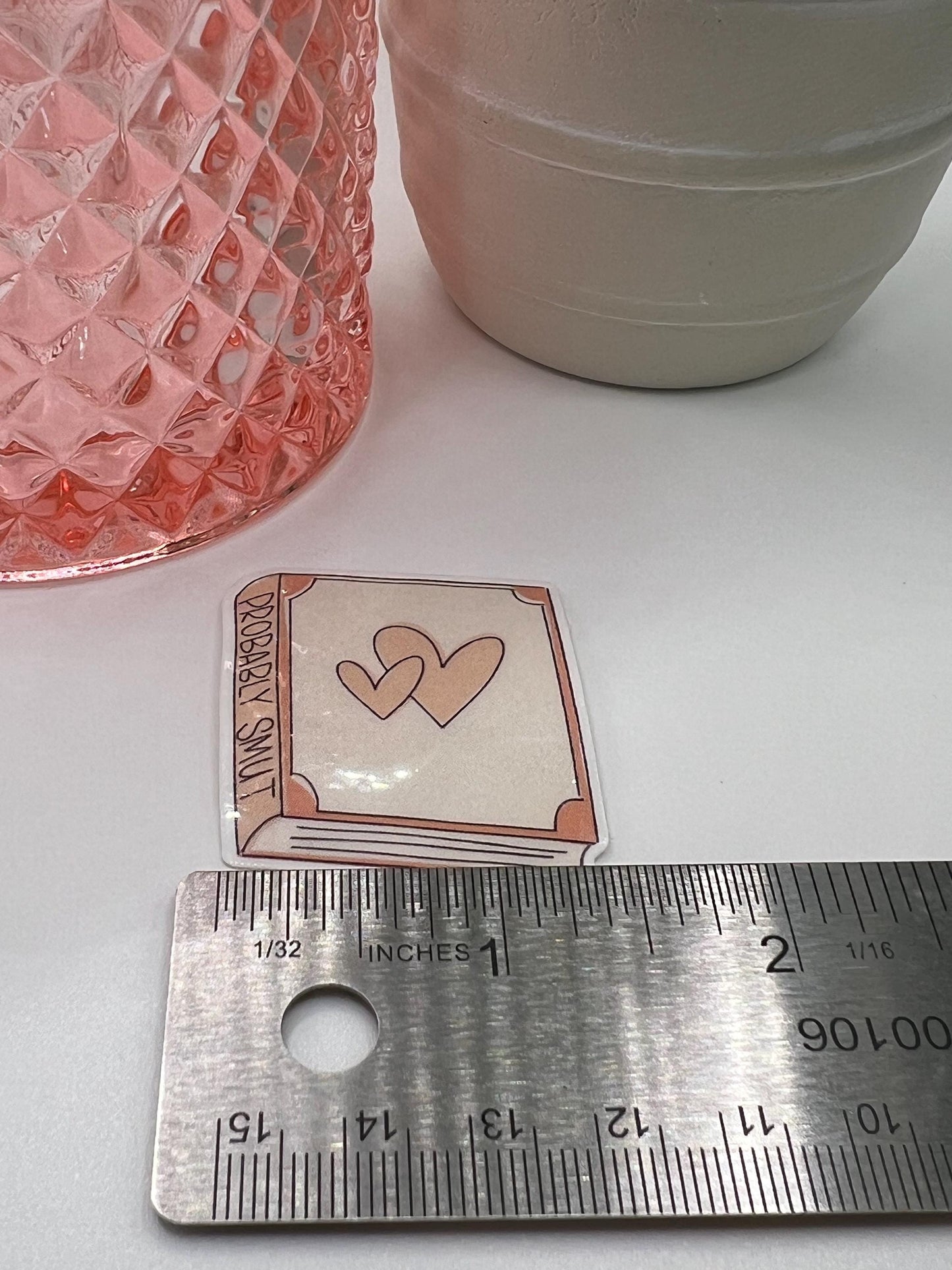 Probably Smut sticker - water-resistant, water bottles, laptop, kindle, mug