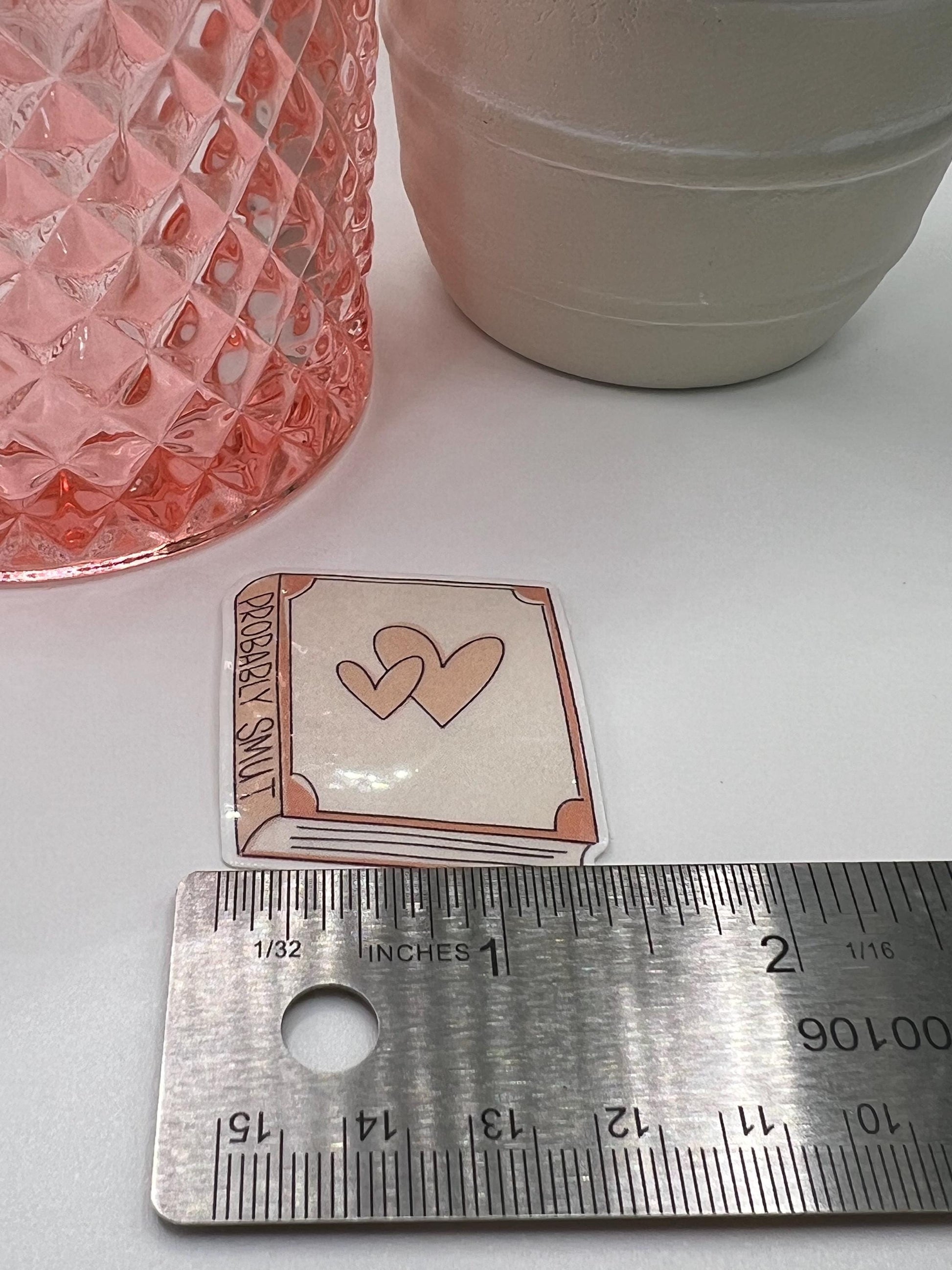 Probably Smut sticker - water-resistant, water bottles, laptop, kindle, mug