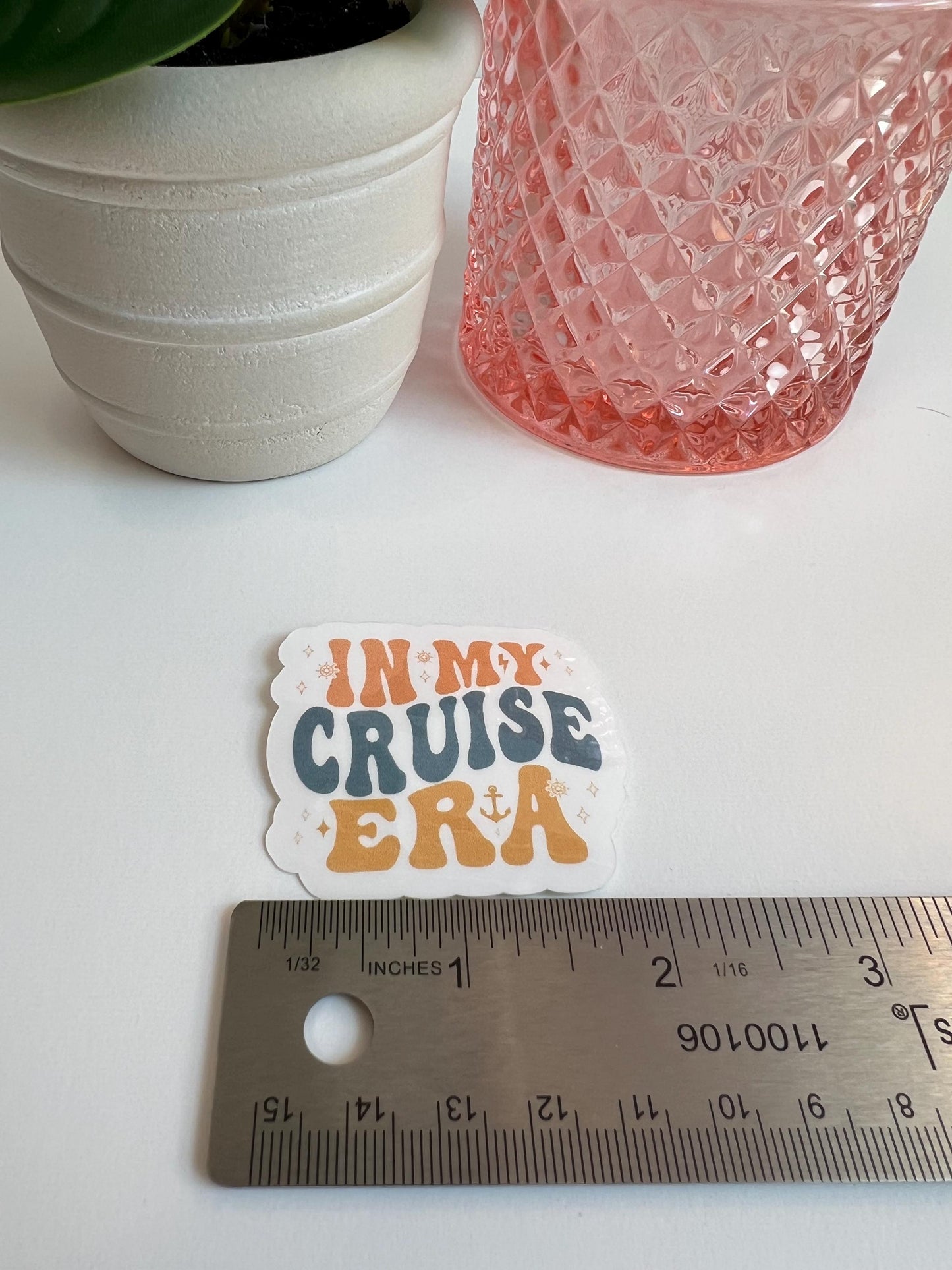 In My Cruise Era sticker -water-resistant, water bottles, laptop, kindle, mug