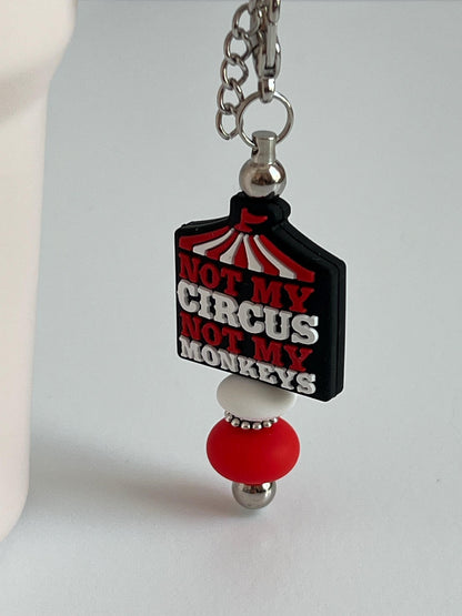 Stanley Tumbler Charm: Circus Monkey Cup Accessory