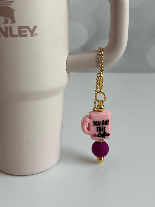 Stanley Tumbler Charm: Coffee Cup Accessory
