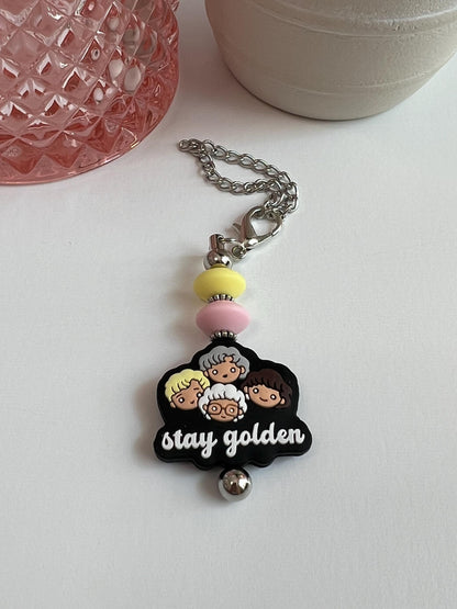 Golden Girls Stanley/Bogg Bag Charm: "Picture It, Stay Golden"