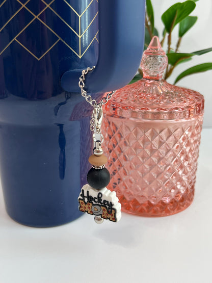 Hockey Mom Cup Charm: Stanley/Bogg Bag Accessory