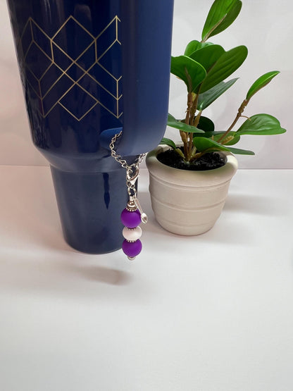 Spoonie/Fibro Tumbler Charm: Stanley/Bogg Bag Accessory