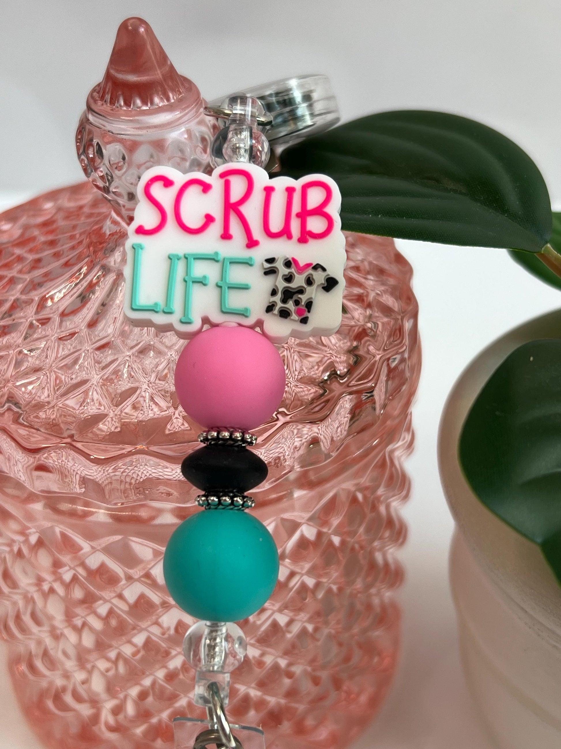 Scrub Life - Badge Holder, Badge Reel, Nurse, PA, CNA, Doctor, Medical