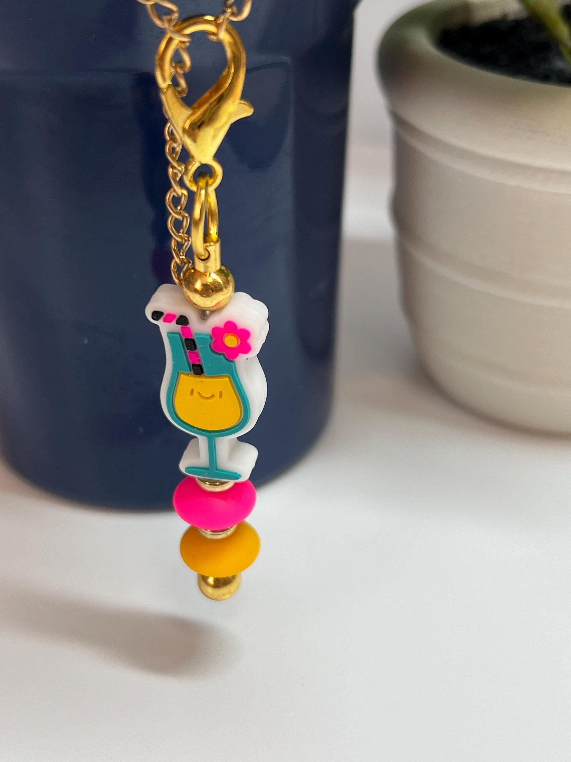 Cup Tumbler Charm: Stanley/Bogg Bag Accessory, Cocktail Decoration