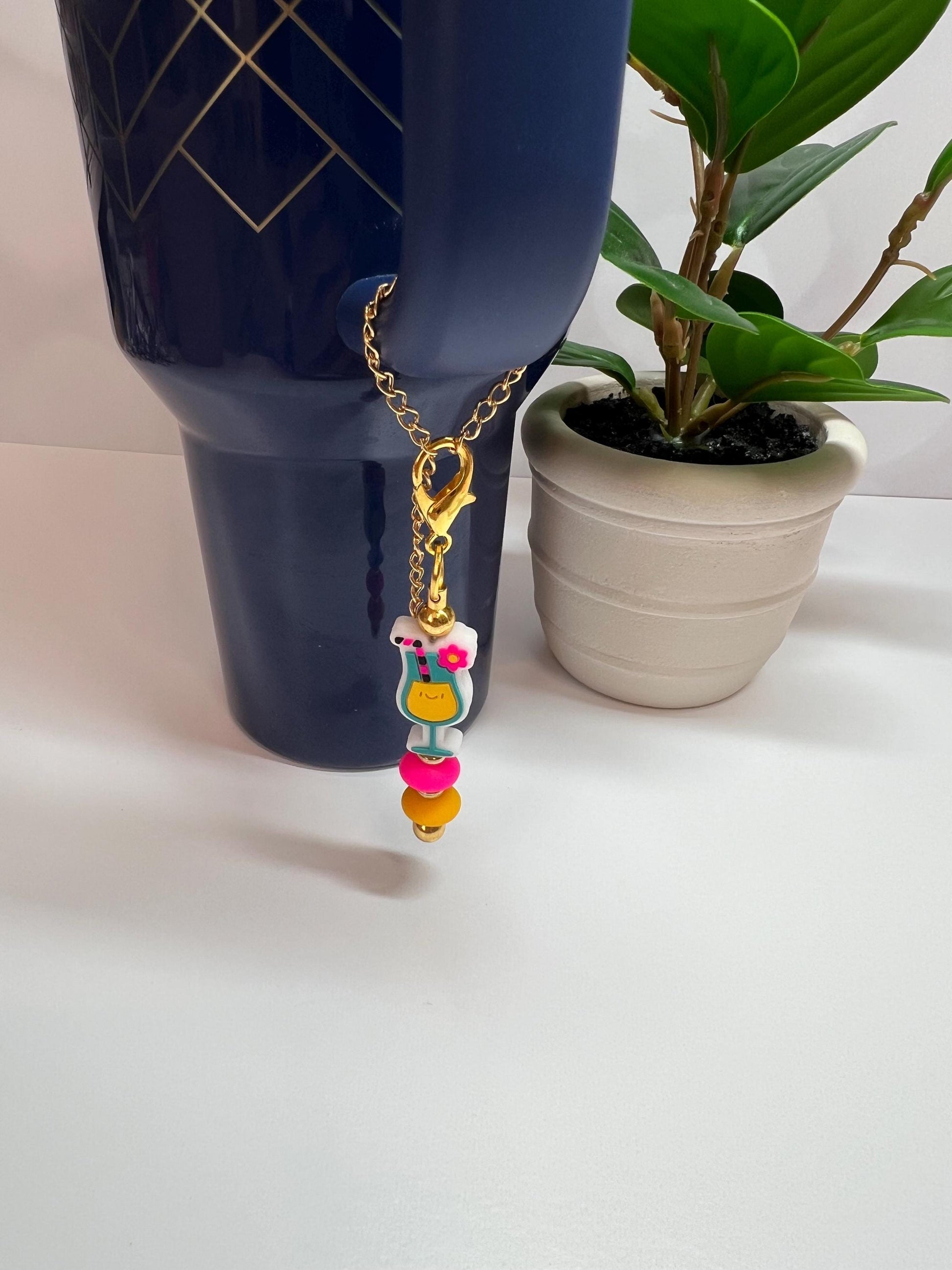 Cup Tumbler Charm: Stanley/Bogg Bag Accessory, Cocktail Decoration