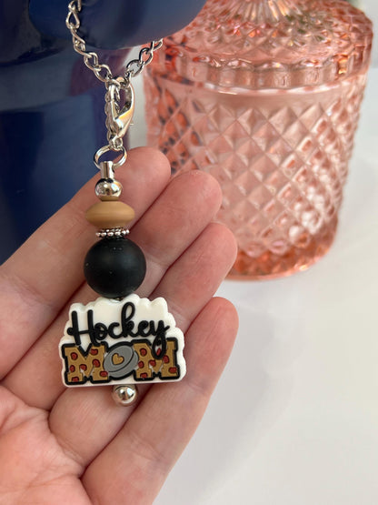 Hockey Mom Cup Charm: Stanley/Bogg Bag Accessory