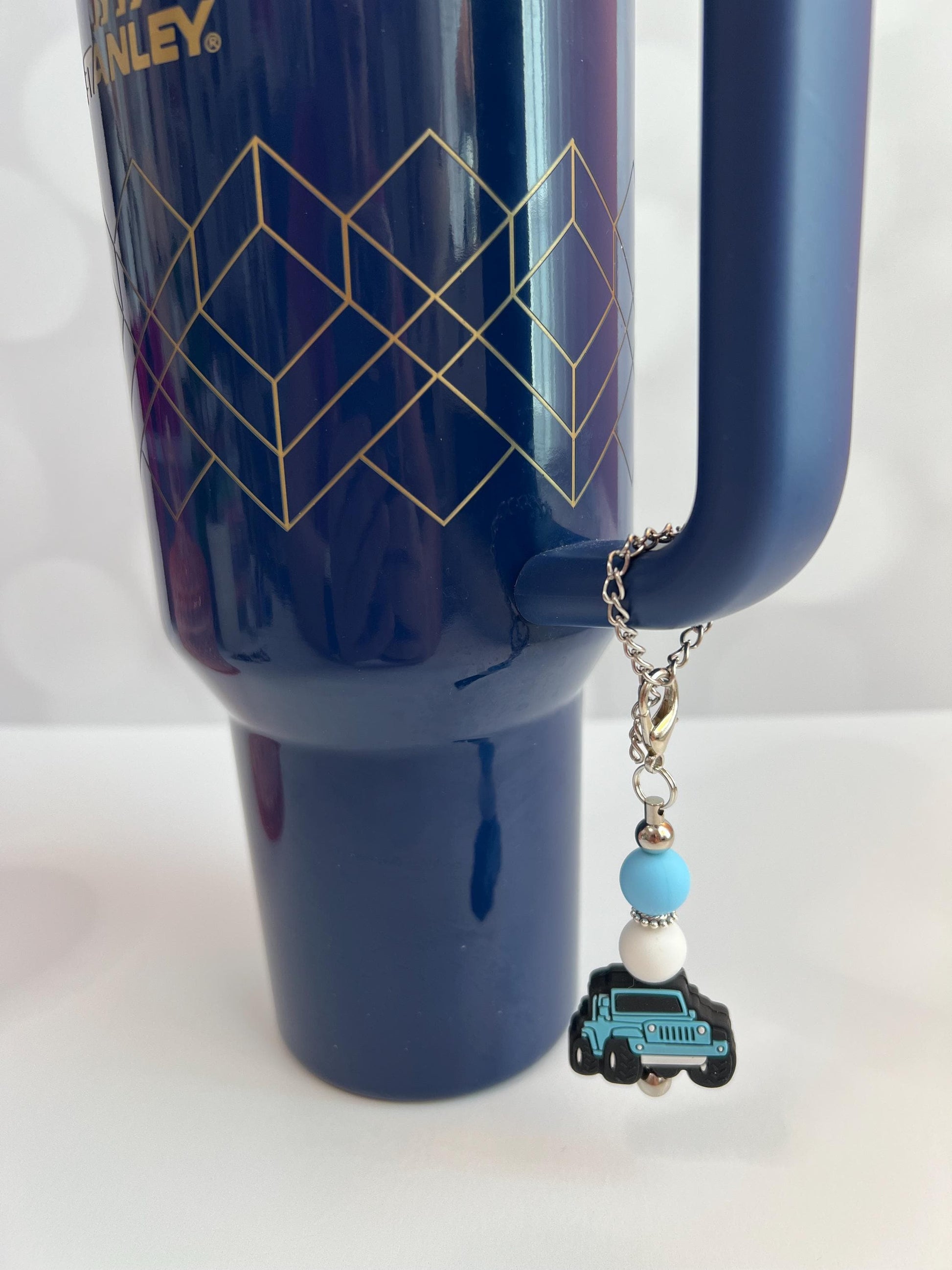 Jeep Tumbler Charm: Cup/Bag Accessory