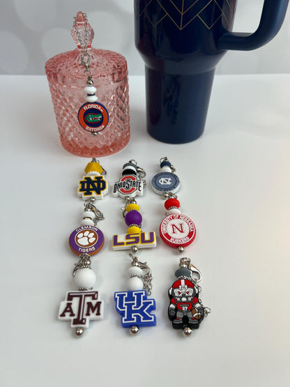 College Tumbler Charm: Stanley/Bogg Bag Accessory
