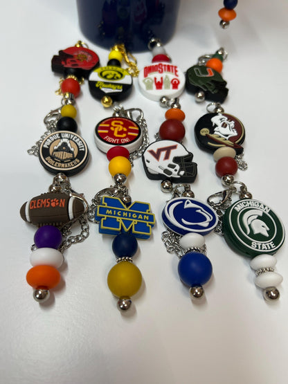 College Tumbler Charm: Stanley/Bogg Bag Accessory