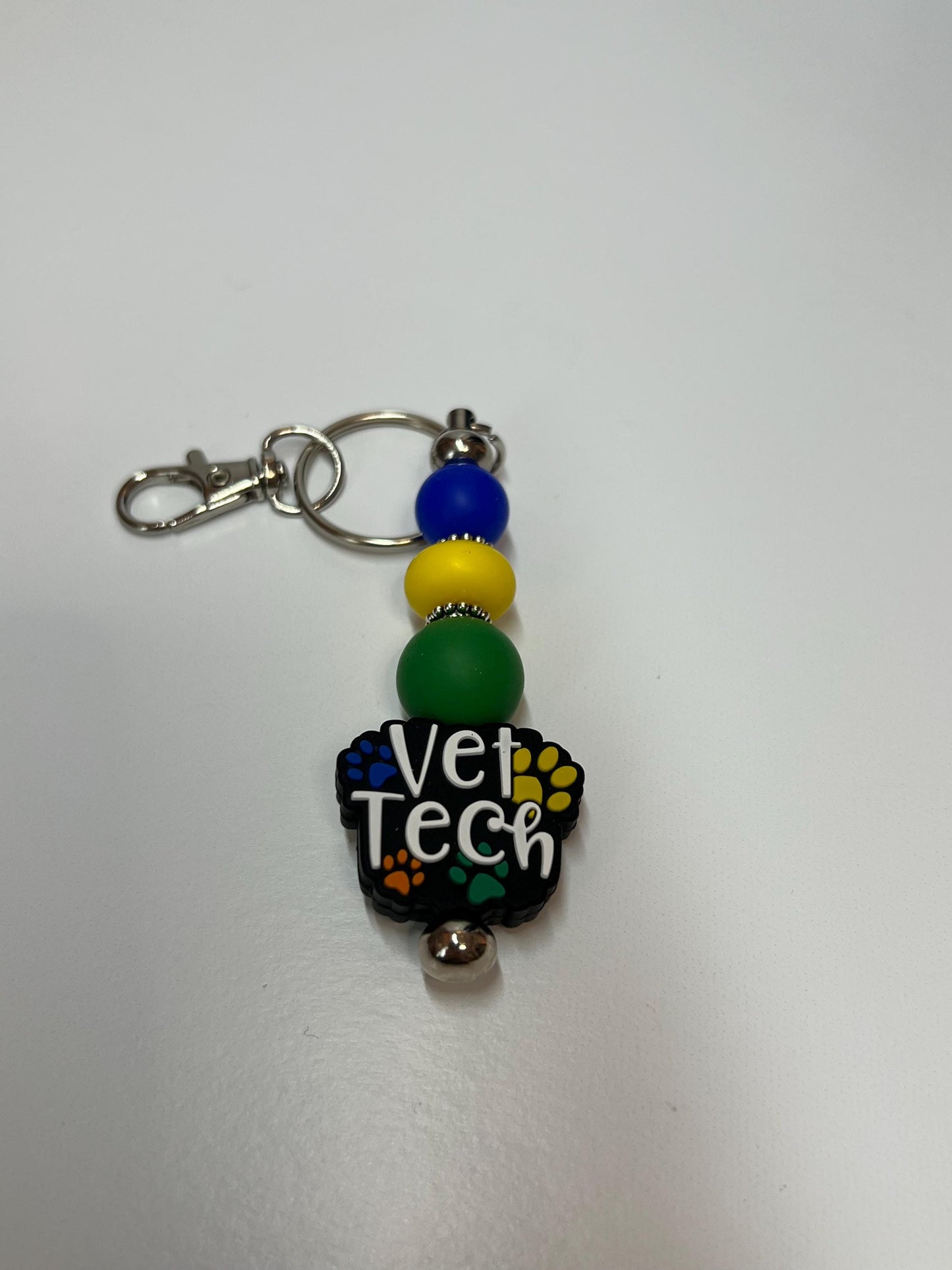 Vet Tech - Badge Reel, Keychain, Tumbler/Bag Charm - Stanley, Bogg, Gift, Medical