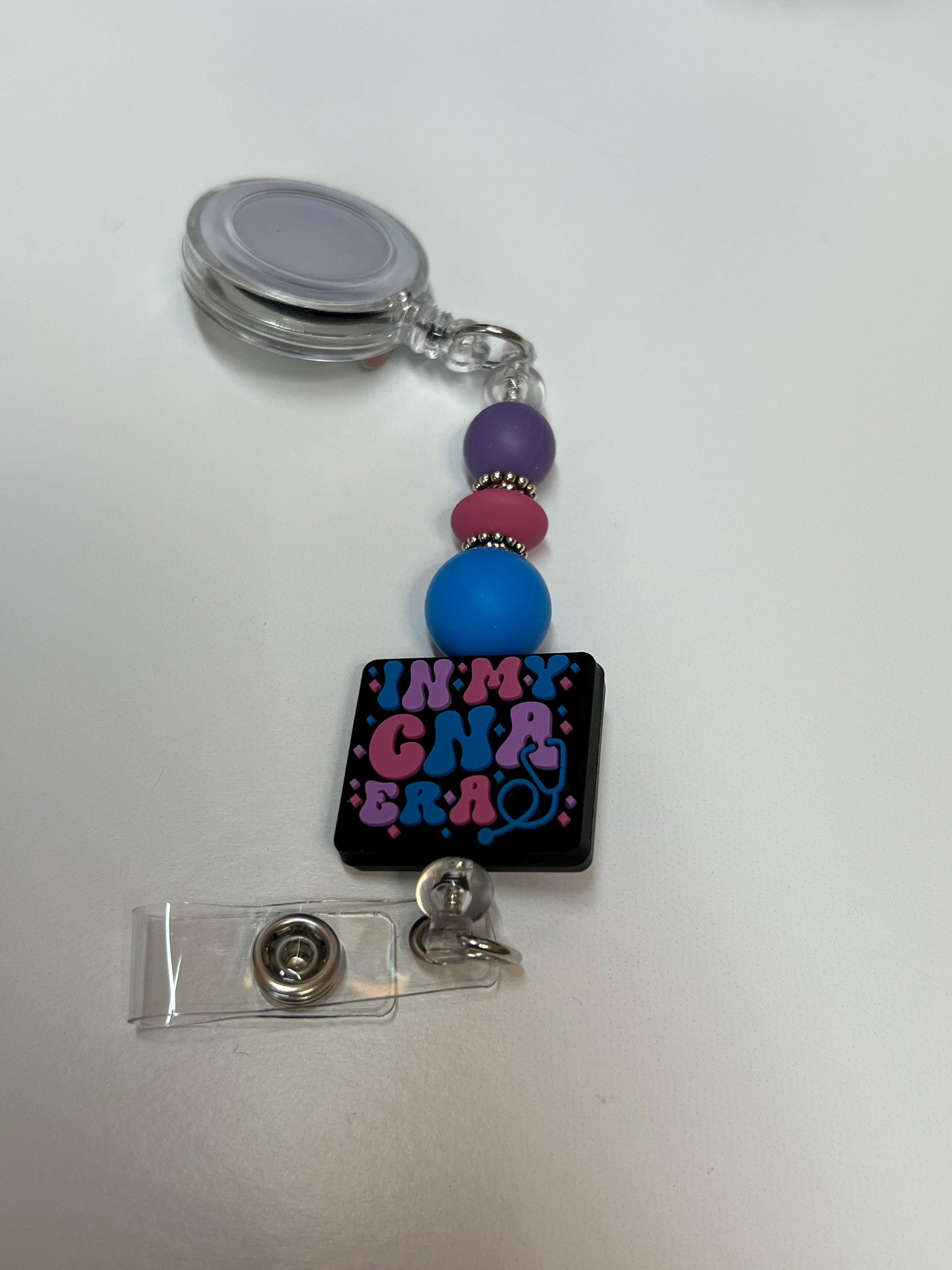 CNA - Badge Reel, Keychain, Tumbler/Bag Charm - Stanley, Bogg, Gift, Medical