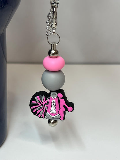 Cheer Stanley/Bogg Bag Charm: Tumbler/Purse Accessory