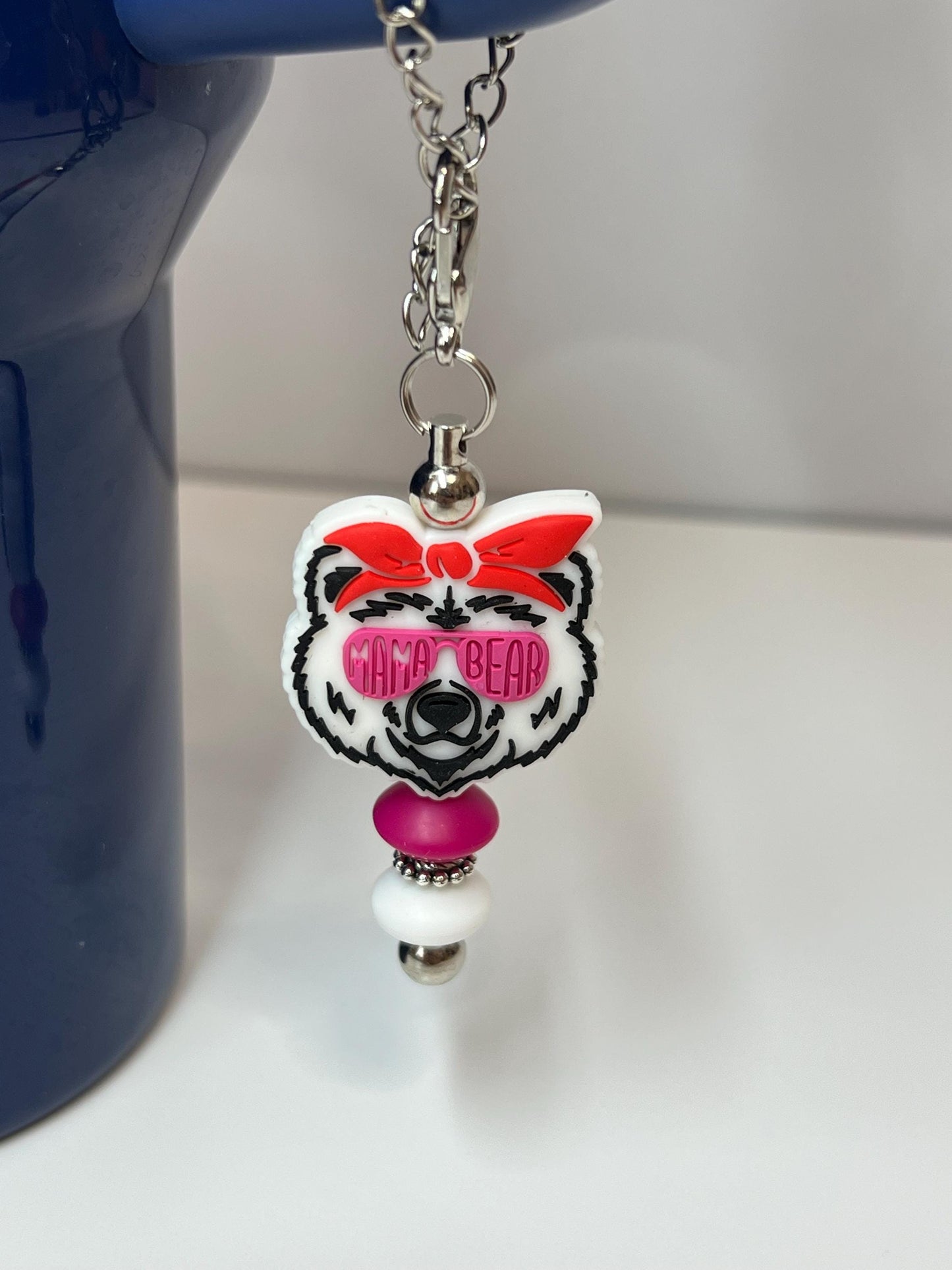 Mama Bear Stanley/Bogg Bag Charm: Tumbler/Purse Accessory