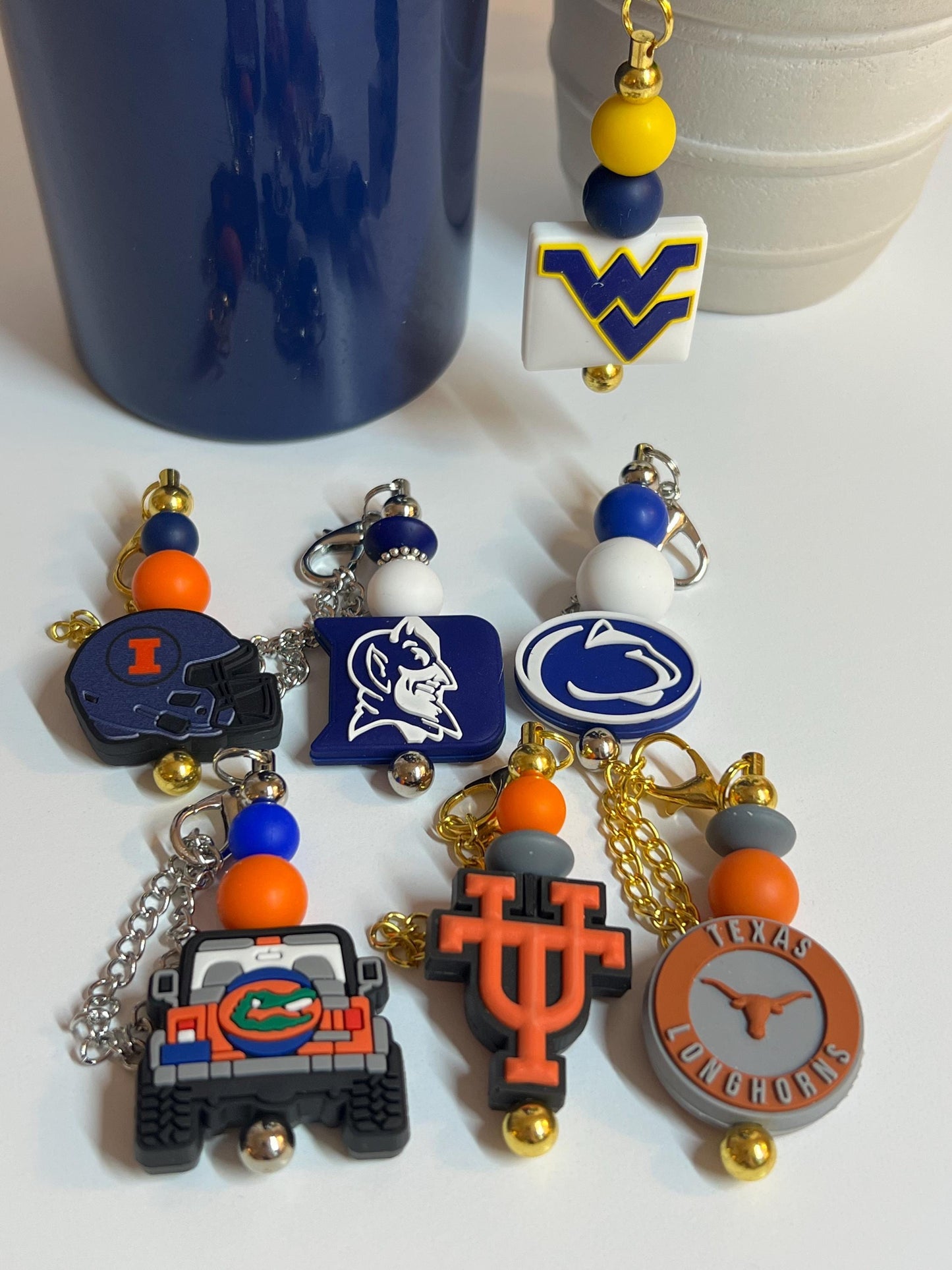 College Tumbler Charm: Stanley/Bogg Bag Accessory