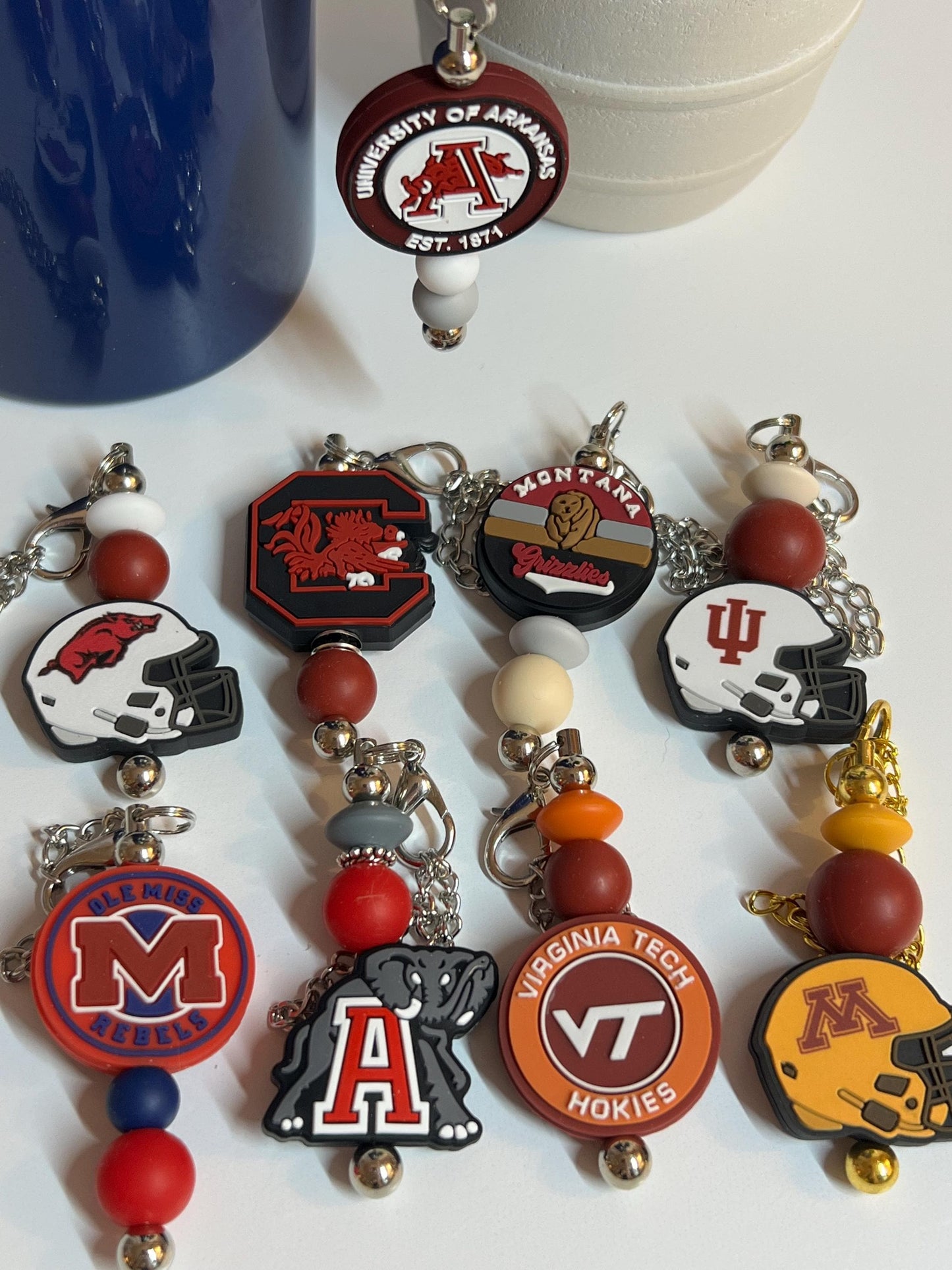 College Tumbler Charm: Stanley/Bogg Bag Accessory