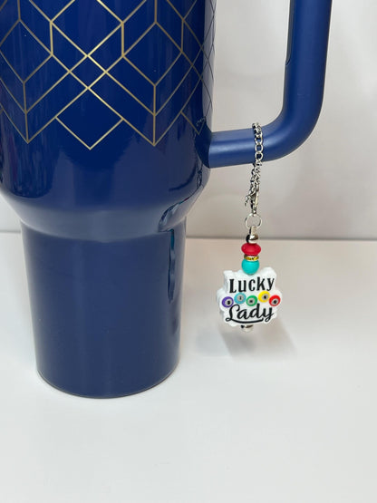 Bingo - Lucky Lady Stanley/Bogg Bag Charm: Tumbler/Purse Accessory
