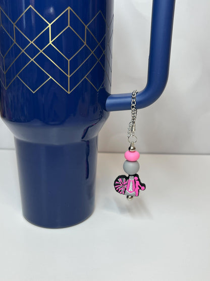 Cheer Stanley/Bogg Bag Charm: Tumbler/Purse Accessory