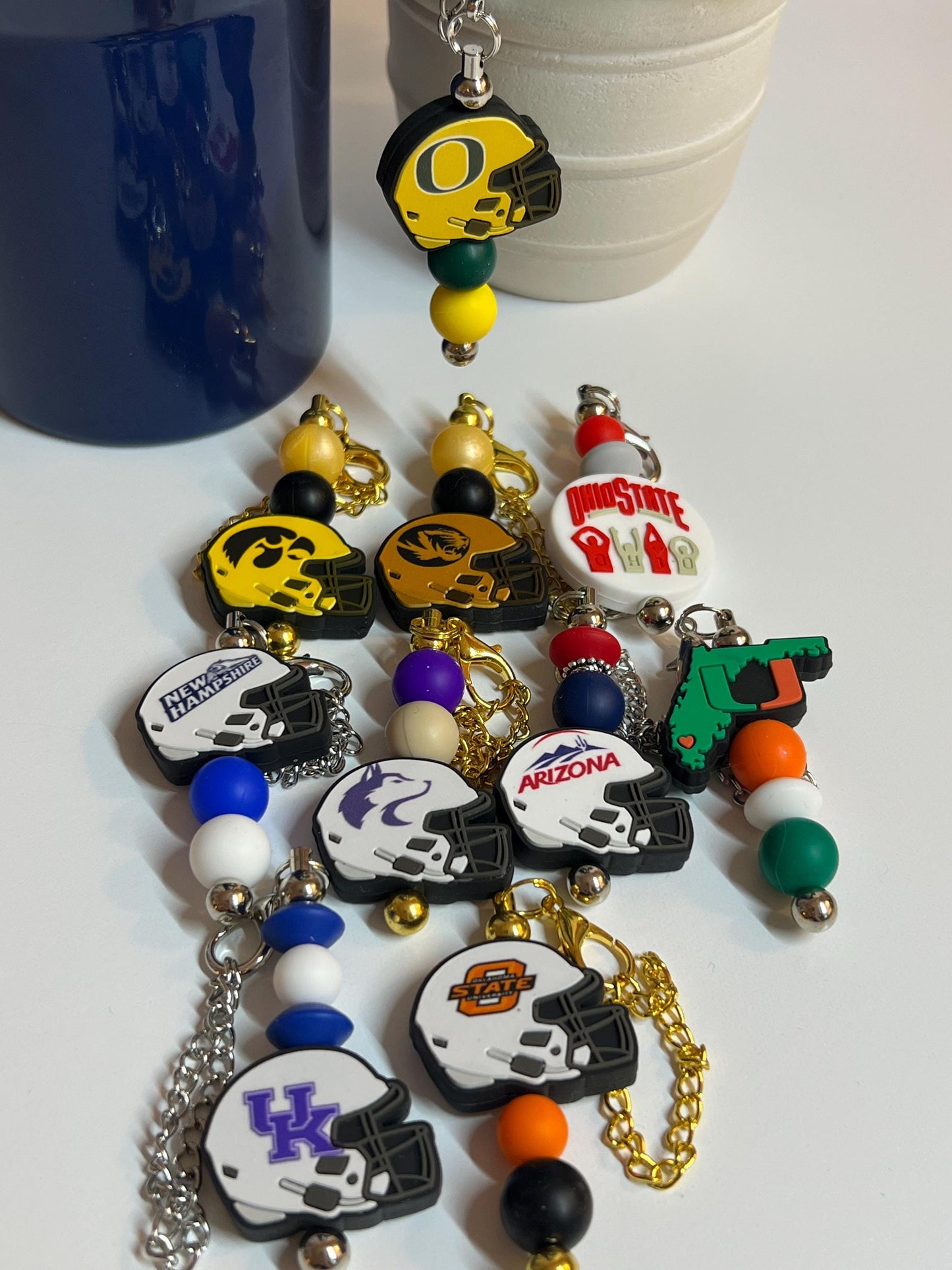 College Tumbler Charm: Stanley/Bogg Bag Accessory