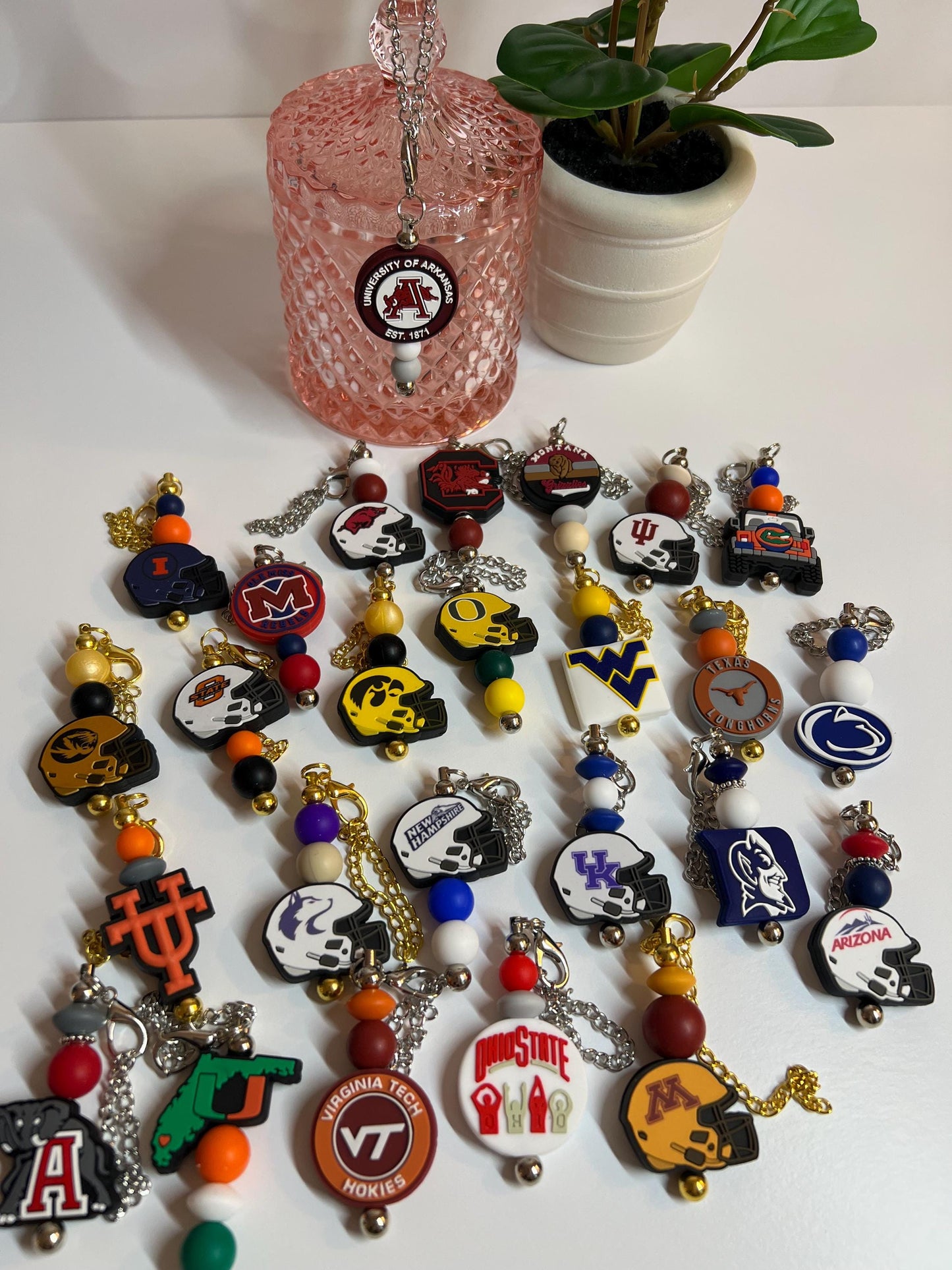 College Tumbler Charm: Stanley/Bogg Bag Accessory