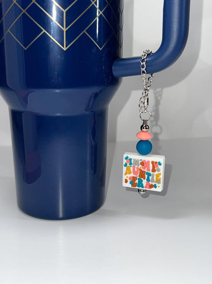 In My Auntie Era Stanley/Bogg Bag Charm: Tumbler/Purse Accessory