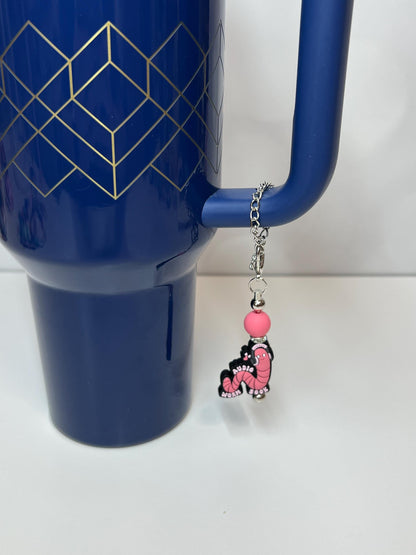 Audio Bookworm Book Saying Stanley/Bogg | Decoration | Charm | Purse Accessory | Backpack