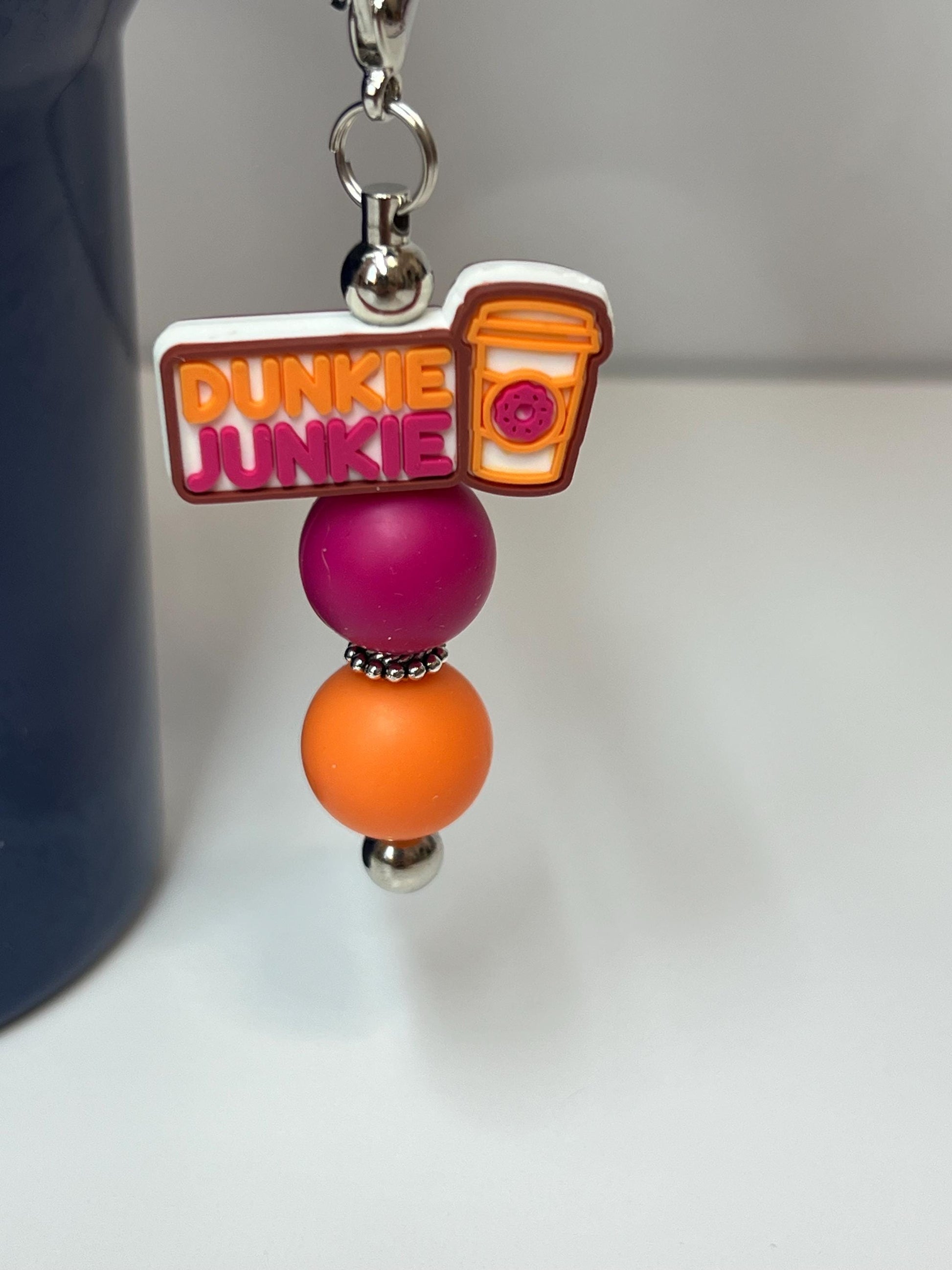 Dunkie Junkie Cup Charm: Stanley/Bogg Bag Accessory