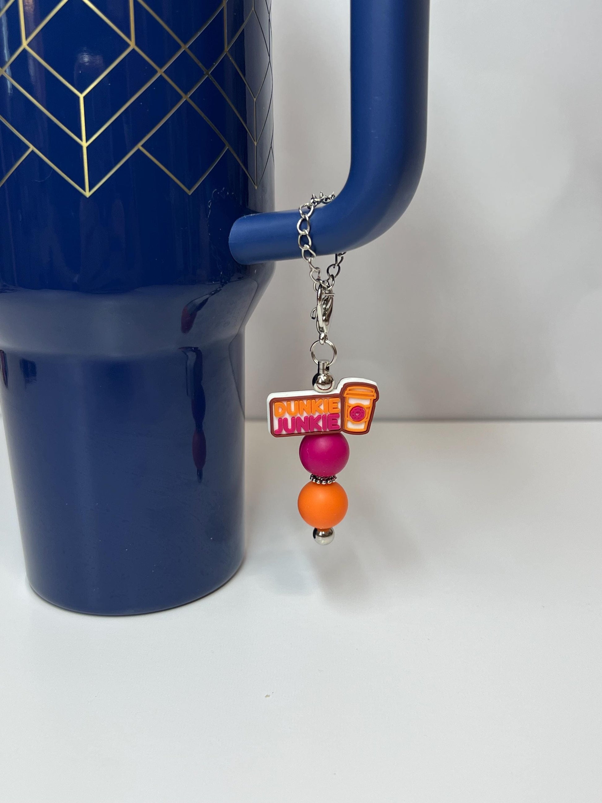 Dunkie Junkie Cup Charm: Stanley/Bogg Bag Accessory