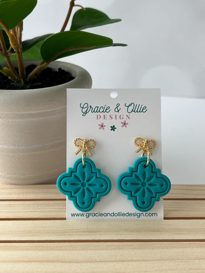 Handmade, Lightweight, Clay Earrings