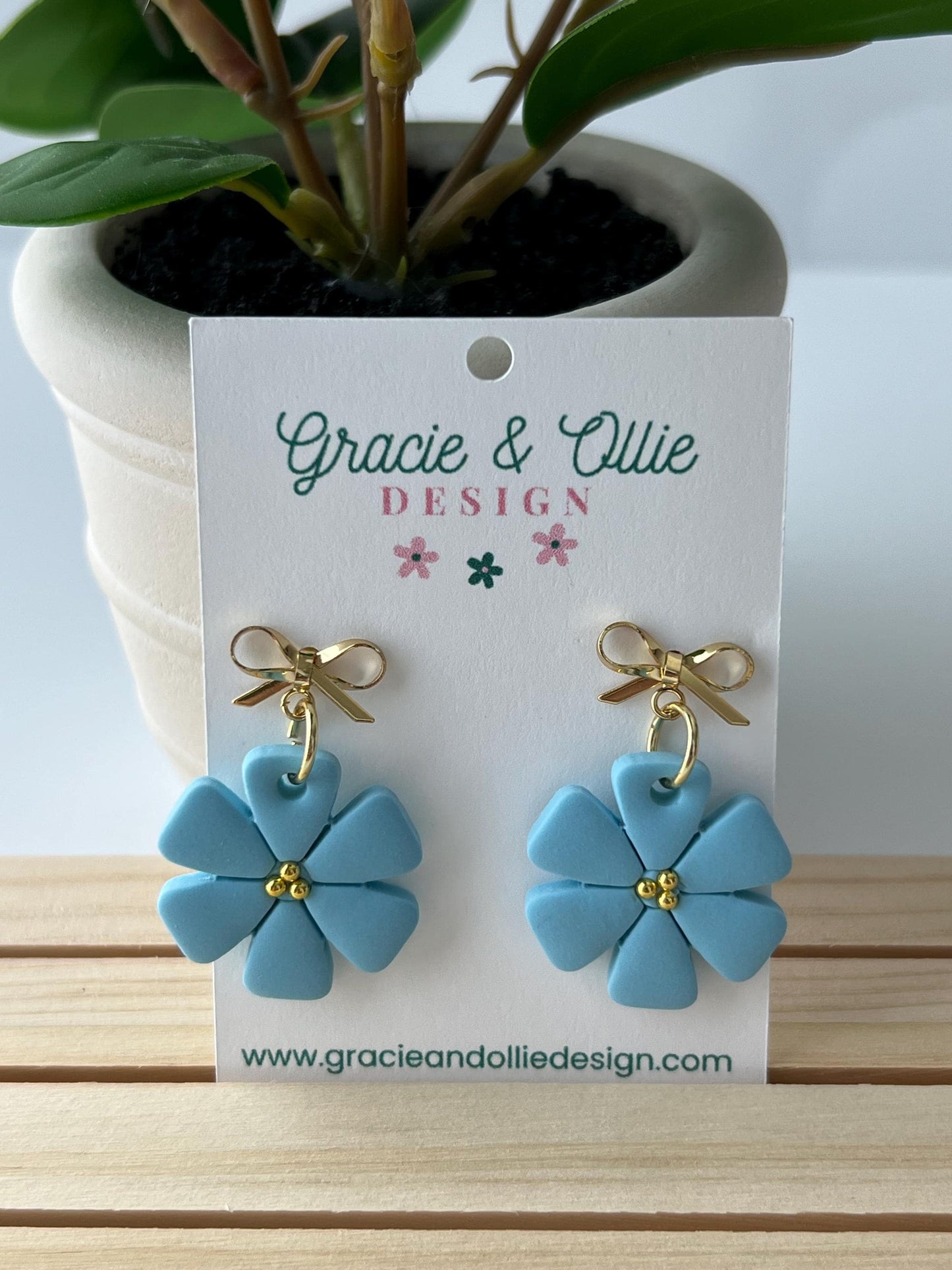 Handmade, Lightweight, Clay Earrings