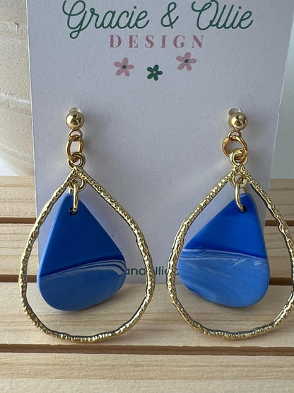 Handmade, Lightweight, Clay Earrings