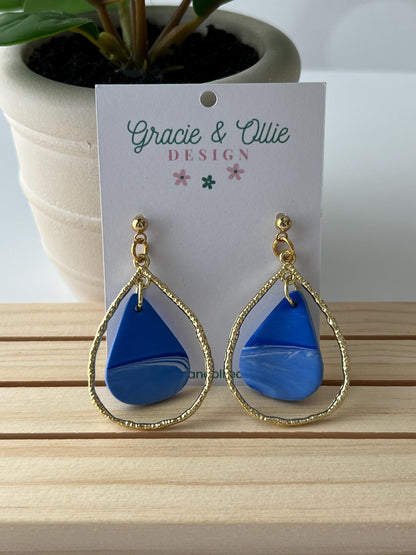 Handmade, Lightweight, Clay Earrings